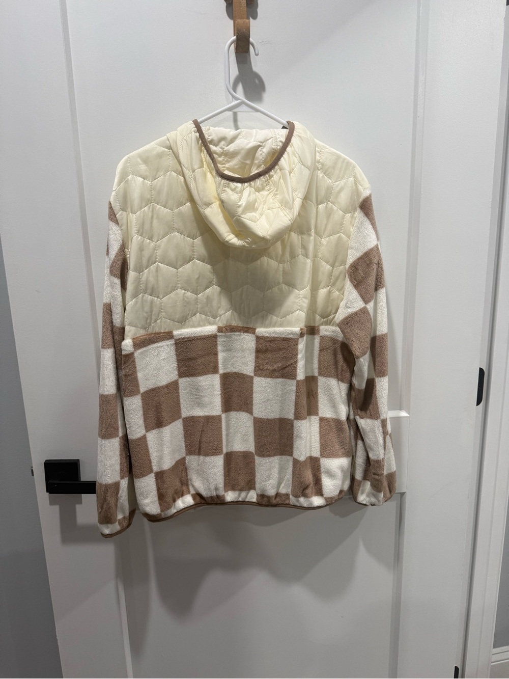 Simply Southern Simply Southern Checkerboard Fleece Pullover Hoodie - Picture 2 of 12